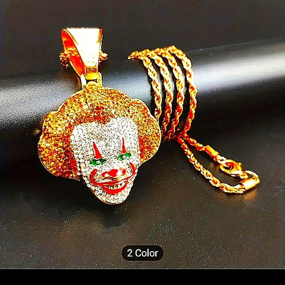COPY - Jewelry pennywise chain and charm pendant